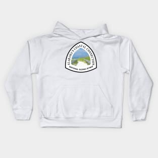 Alabama's Coastal Connection National Scenic Byway trail marker Kids Hoodie